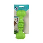 Dog Toy - Rubber, Treat Fillable Bone 19cm - assorted